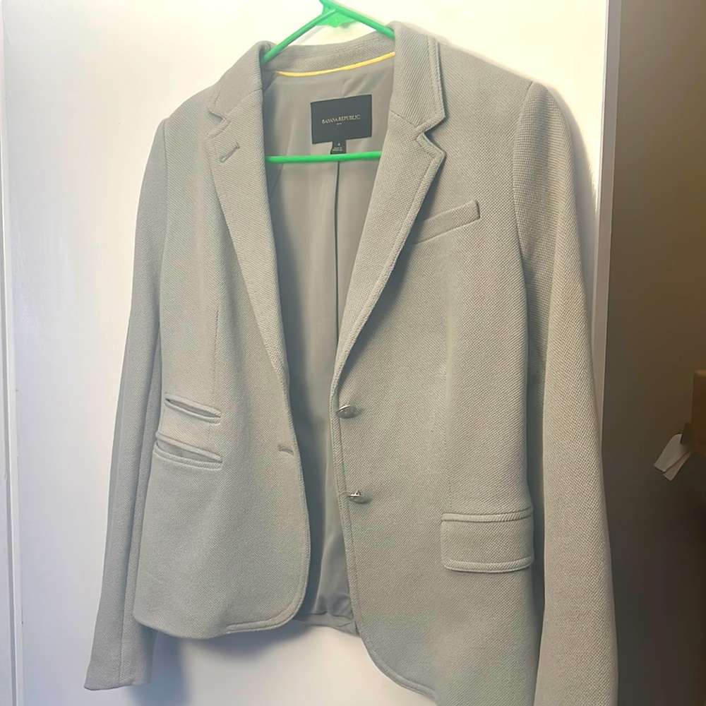 Banana Republic Gray Blazer